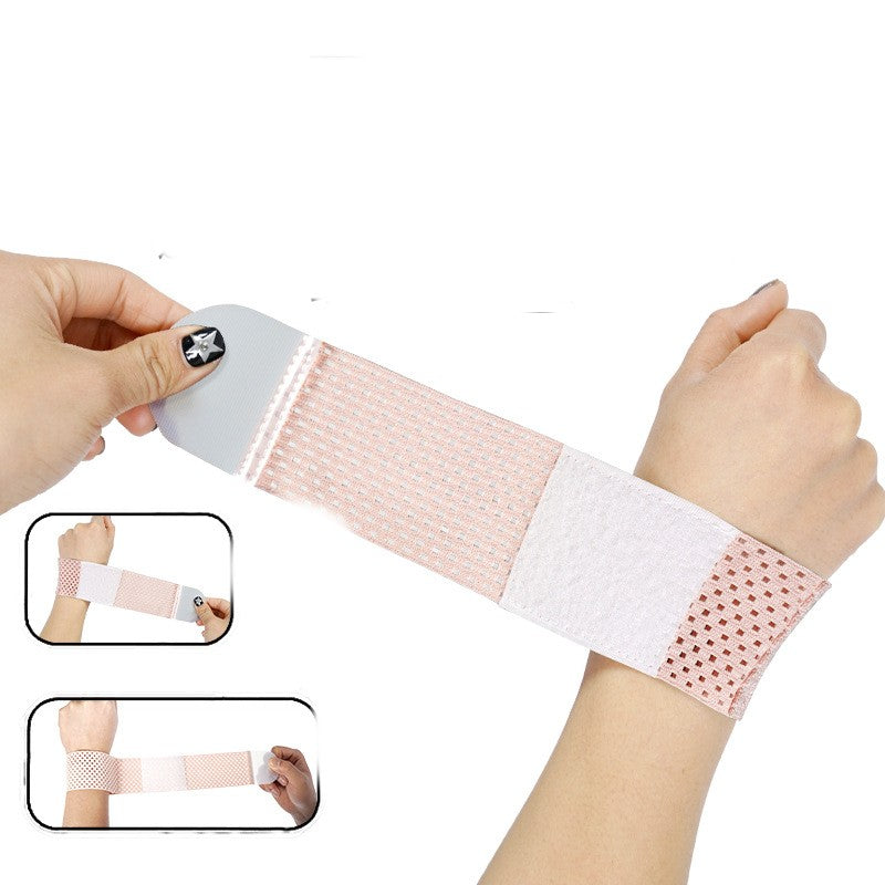 Protège-poignet disponible en 3 coloris (rose, noir, gris) — un accessoire simple et efficace pour soutenir et protéger votre poignet au quotidien.